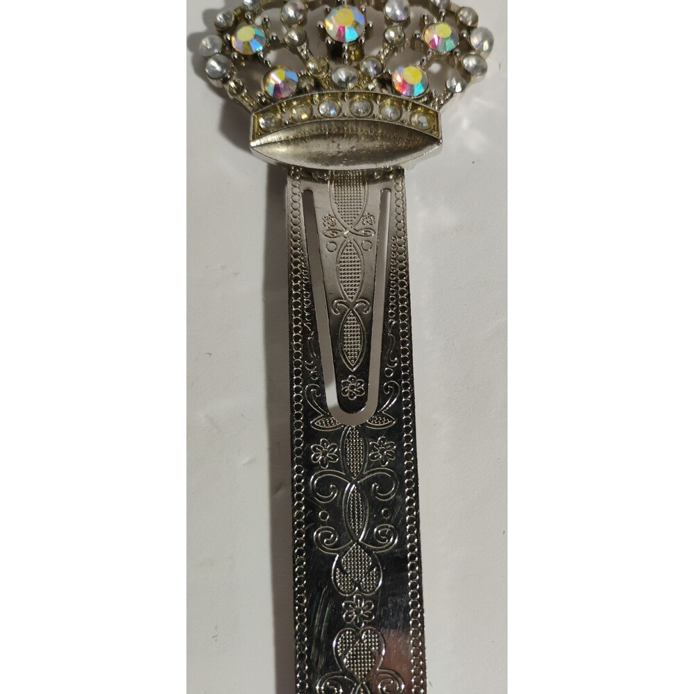 Crown Rhinestone Embedded Bookmark - Picture 4 of 10